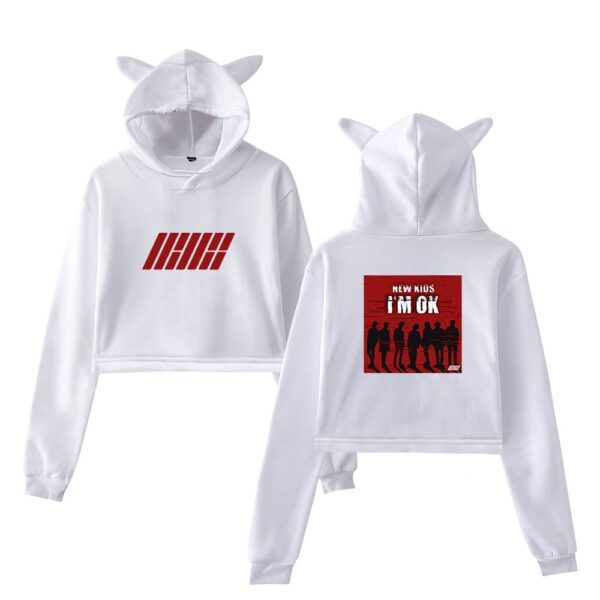 iKon Cropped Hoodie #4 - Image 2