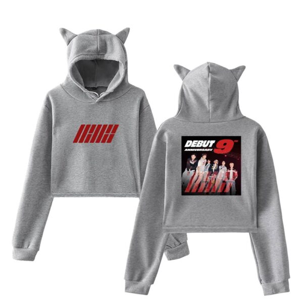 iKon Cropped Hoodie #2 - Image 4