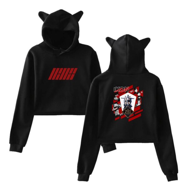 iKon Cropped Hoodie #1 - Image 2