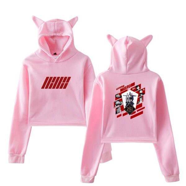 iKon Cropped Hoodie #1 - Image 5