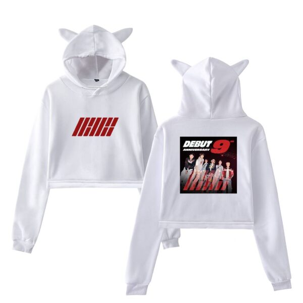 iKon Cropped Hoodie #2 - Image 3